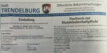 Hundesteuer Stadt Trendelburg